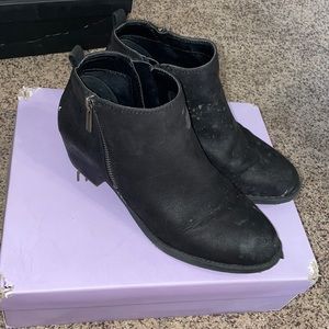 Black Carlos booties!